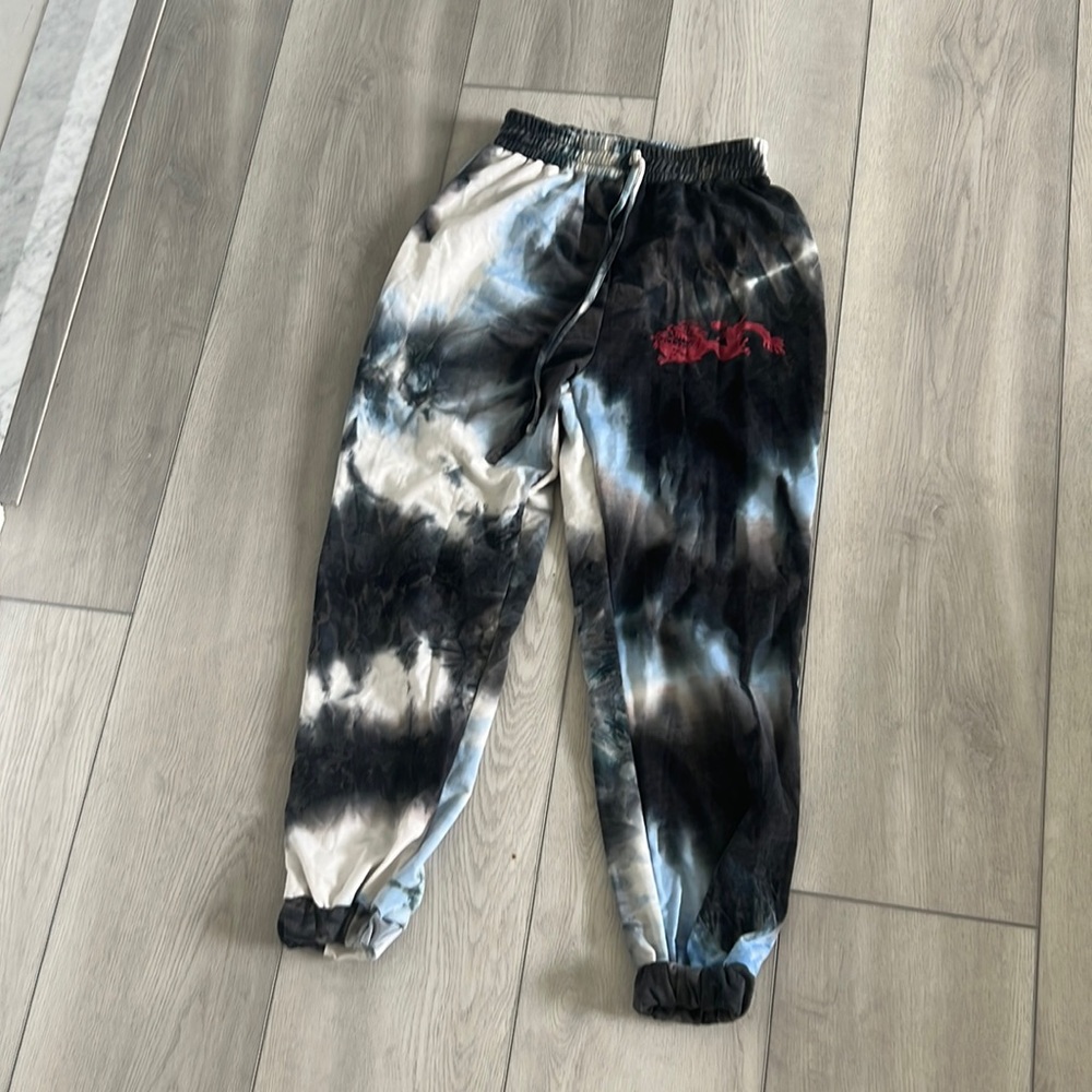 Blue/Black TYE-DYE ADIKA sweats
